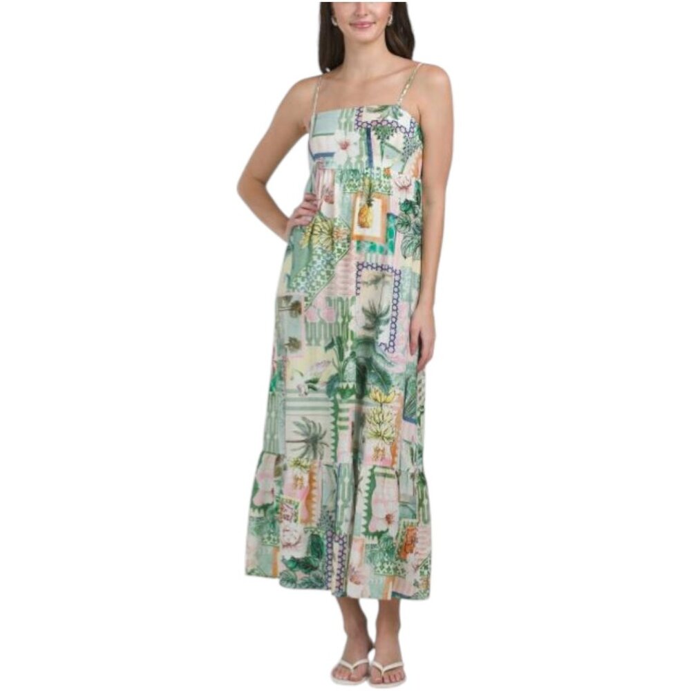 PAPERHEART Tropical Summer Print Maxi Dress - Picture 1 of 5